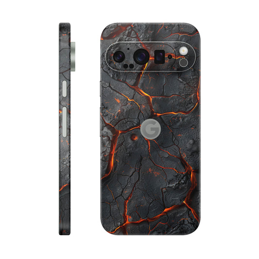 Folie de protectie Google Pixel 9 Pro, eSkins Signature, Skin Inferno Crust