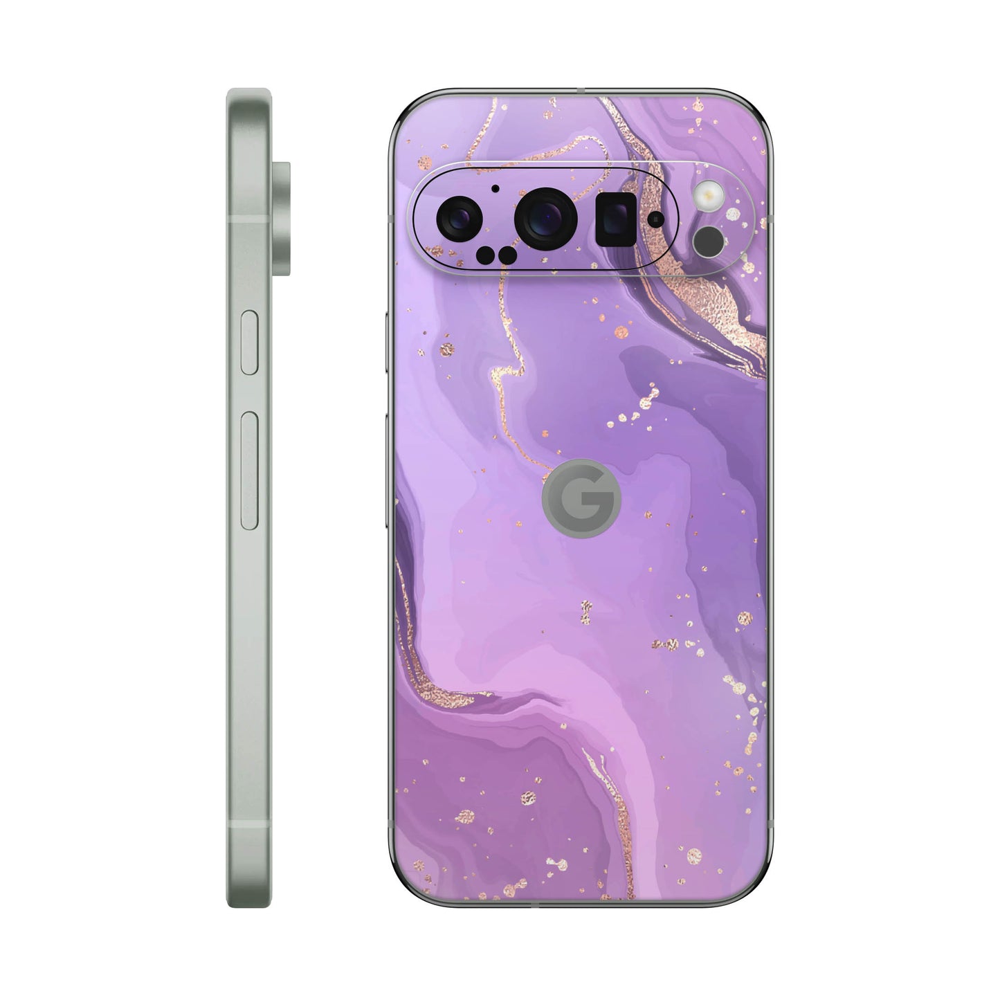 Folie de protectie Google Pixel 9 Pro, eSkins Signature, Skin Lavender Swirl
