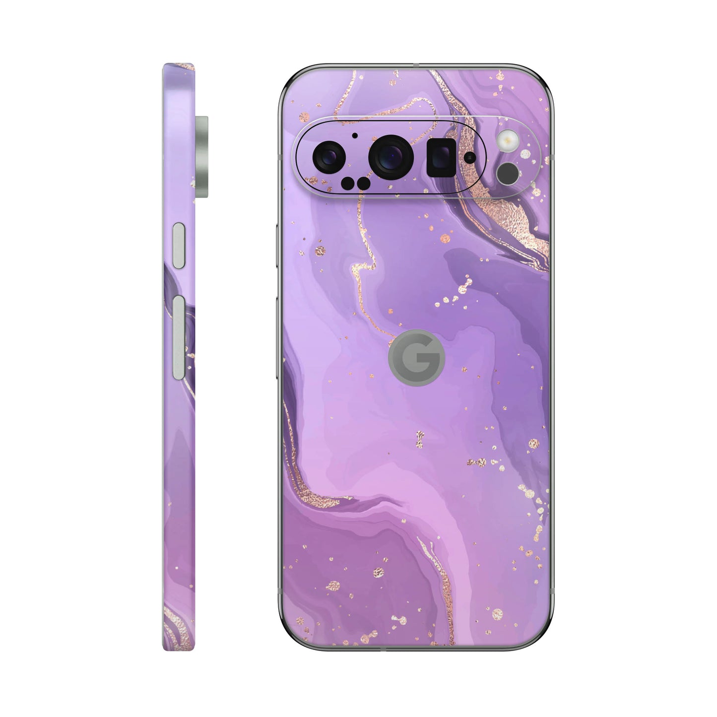 Folie de protectie Google Pixel 9 Pro, eSkins Signature, Skin Lavender Swirl