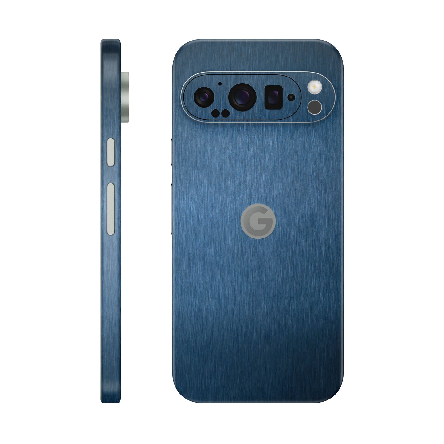 Folie de protectie Google Pixel 9 Pro, eSkins Elegans, Skin Metalic Albastru