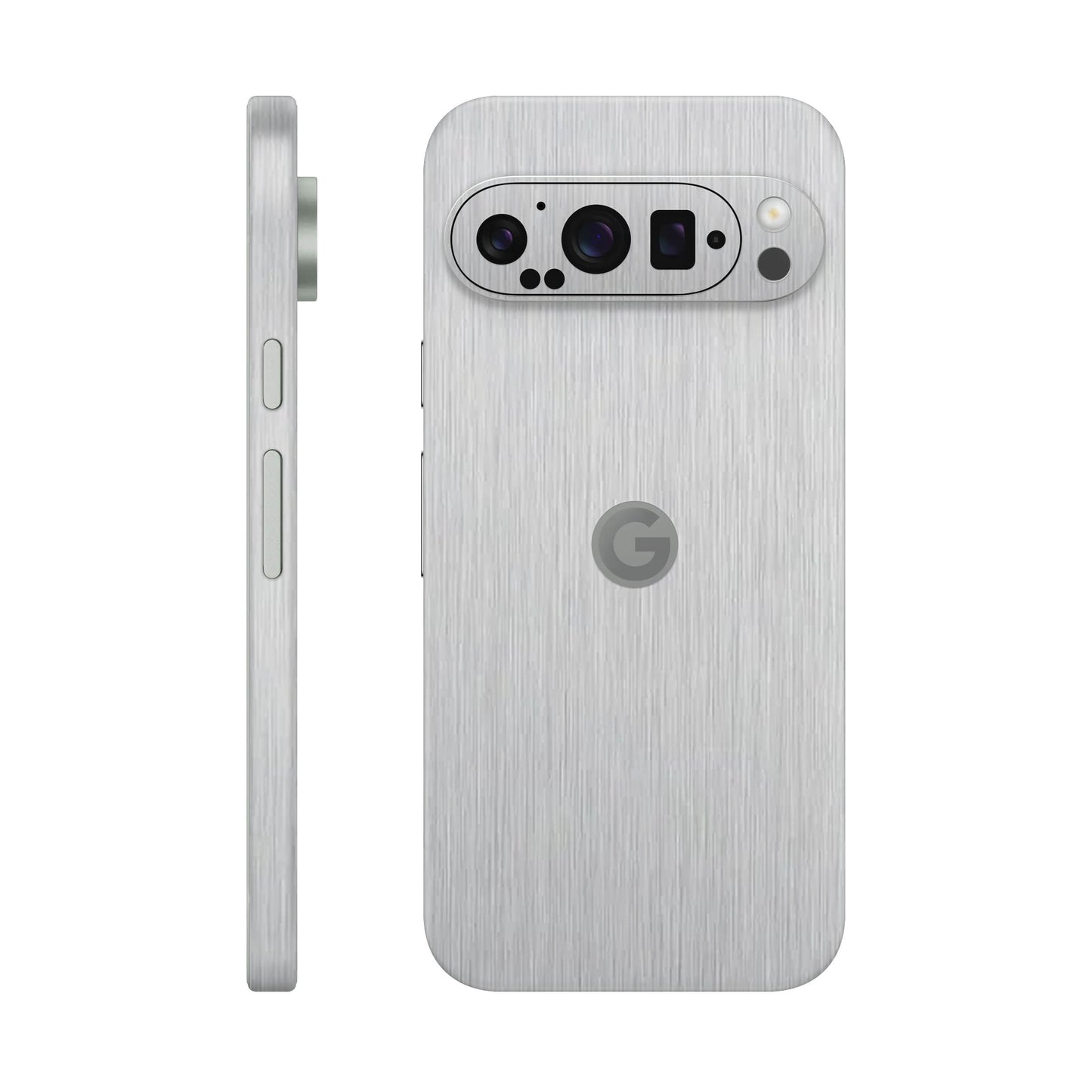 Folie de protectie Google Pixel 9 Pro, eSkins Elegans, Skin Metalic Gri