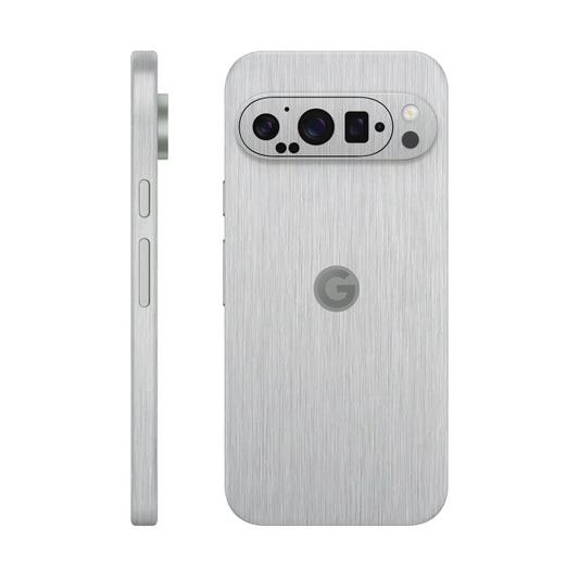 Folie de protectie Google Pixel 9 Pro, eSkins Elegans, Skin Metalic Gri
