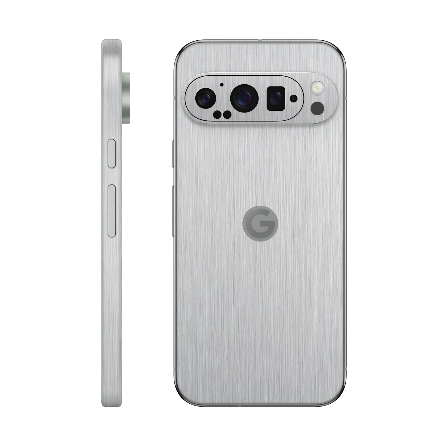 Folie de protectie Google Pixel 9 Pro, eSkins Elegans, Skin Metalic Gri