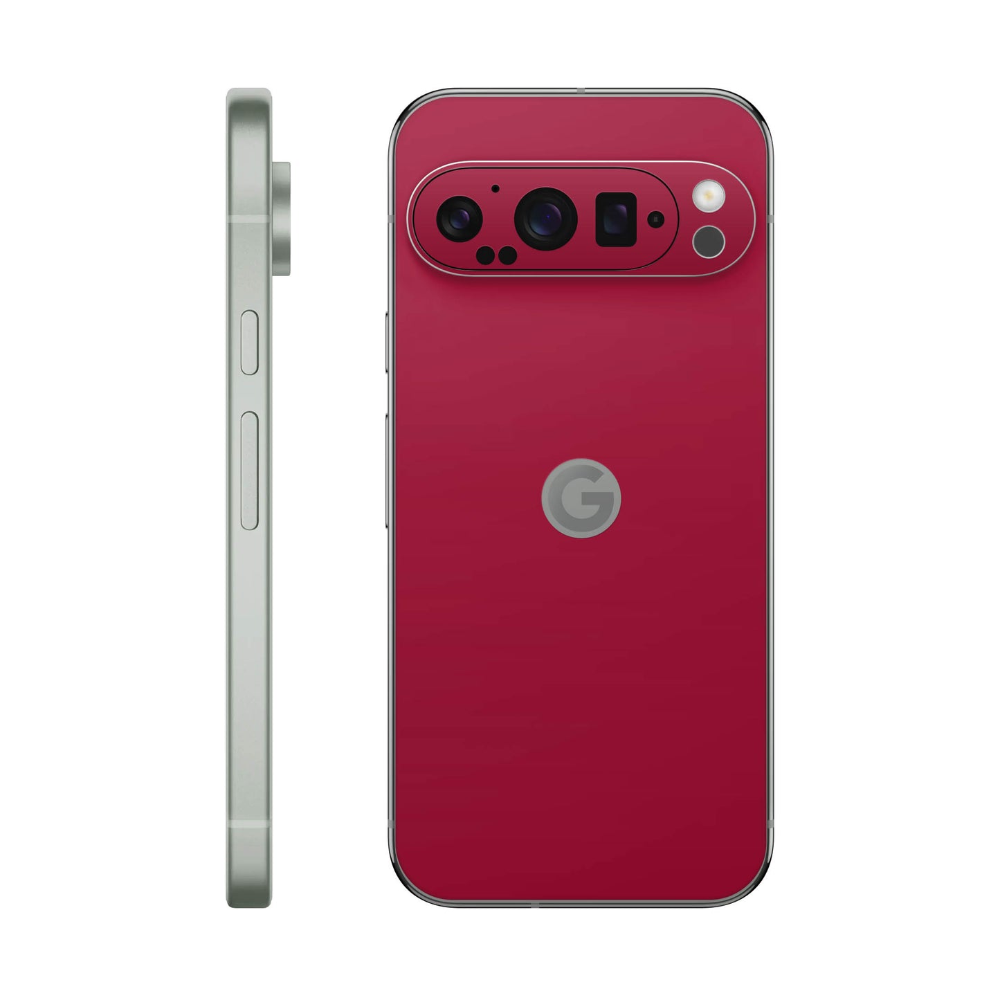Folie de protectie Google Pixel 9 Pro, eSkins Unique, Skin Mat Rosu