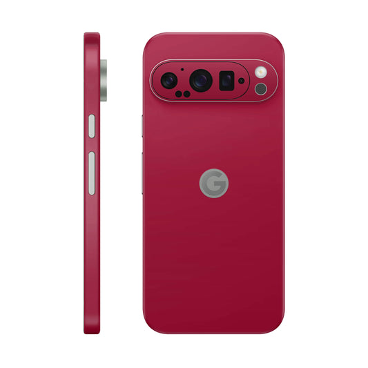 Folie de protectie Google Pixel 9 Pro, eSkins Unique, Skin Mat Rosu