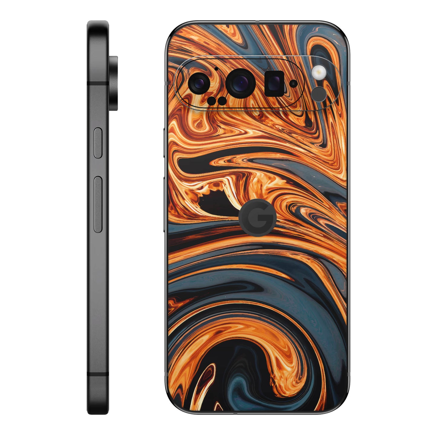Folie de protectie Google Pixel 9 Pro XL, eSkins Signature, Skin Amber Blaze