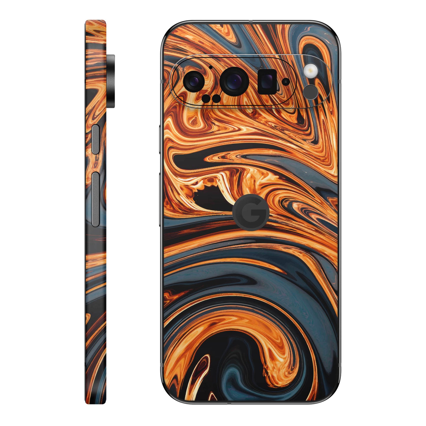Folie de protectie Google Pixel 9 Pro XL, eSkins Signature, Skin Amber Blaze