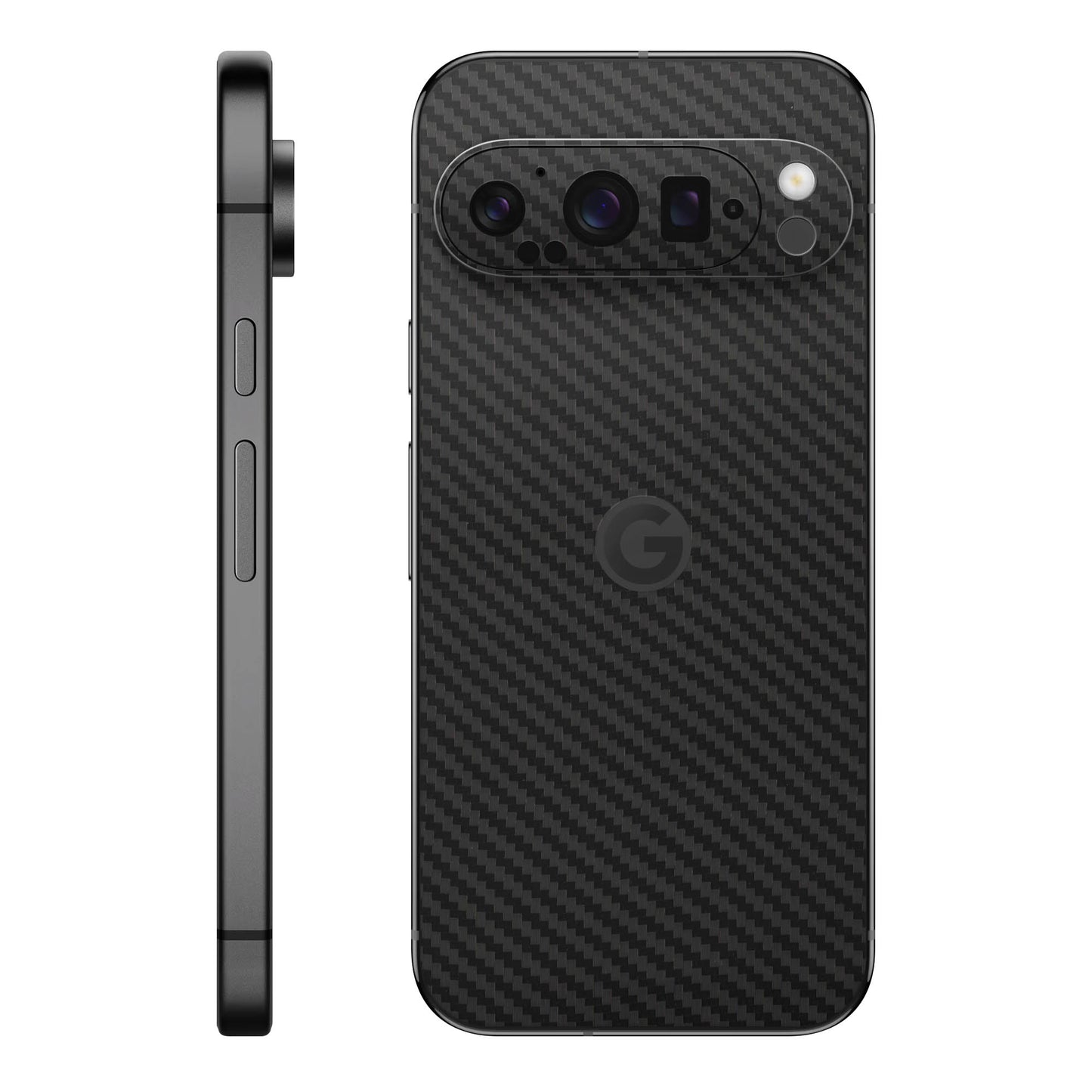 Folie de protectie Google Pixel 9 Pro XL, eSkins Elegans, Skin Carbon Negru