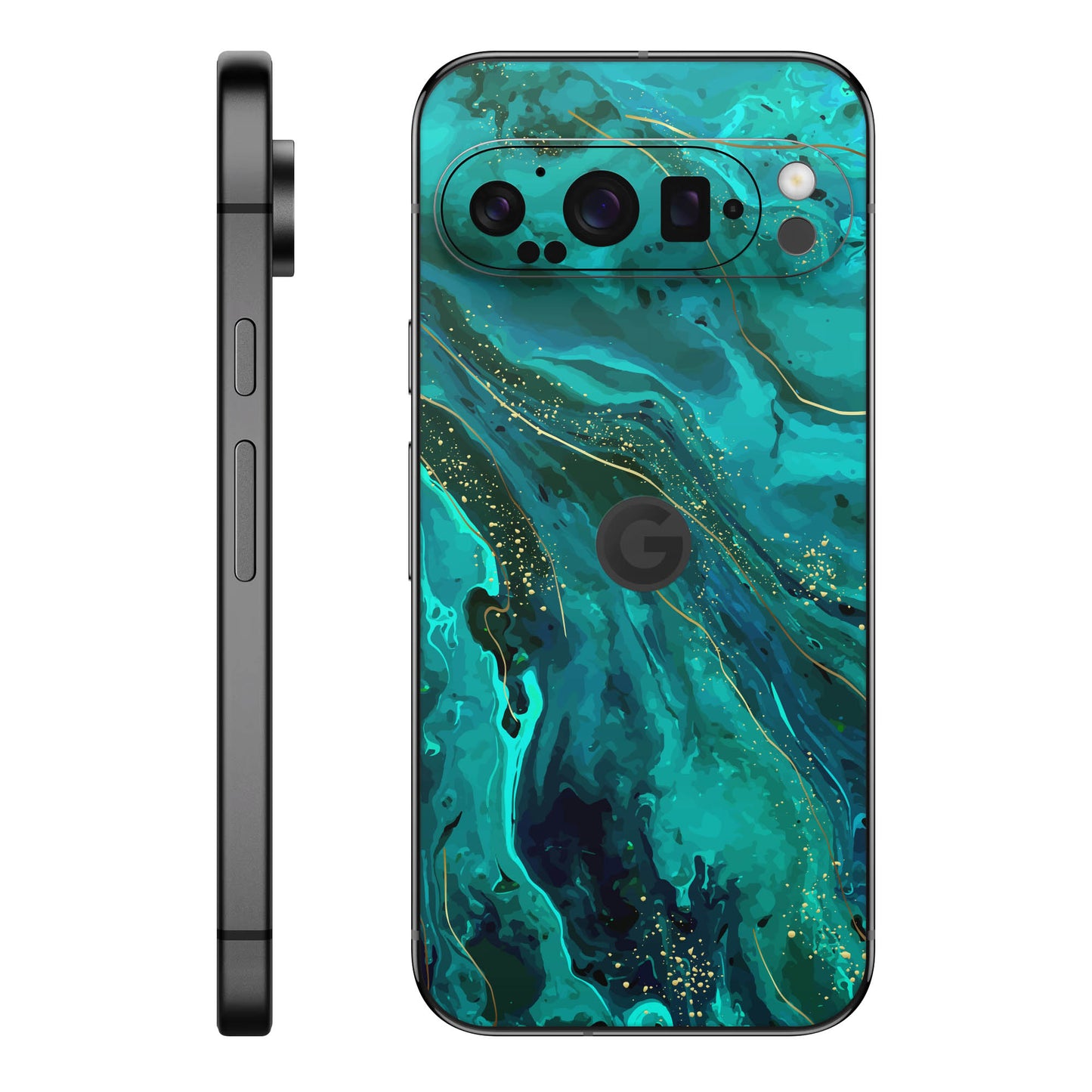 Folie de protectie Google Pixel 9 Pro XL, eSkins Signature, Skin Celestial Lagoon