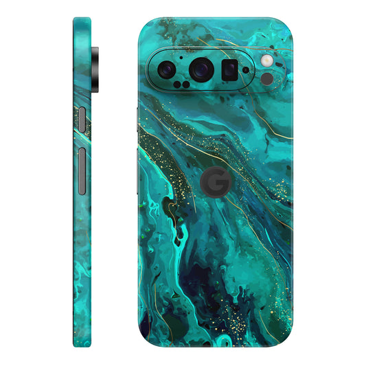 Folie de protectie Google Pixel 9 Pro XL, eSkins Signature, Skin Celestial Lagoon