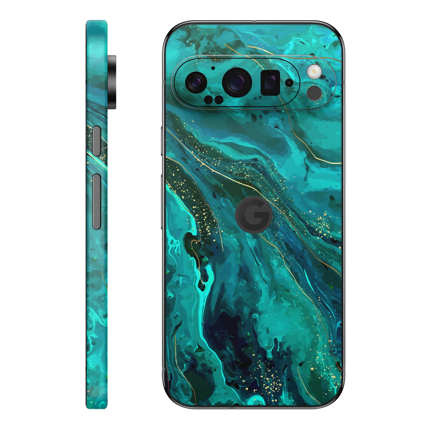 Folie de protectie Google Pixel 9 Pro XL, eSkins Signature, Skin Celestial Lagoon