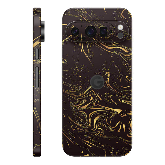 Folie de protectie Google Pixel 9 Pro XL, eSkins Signature, Golden Noir