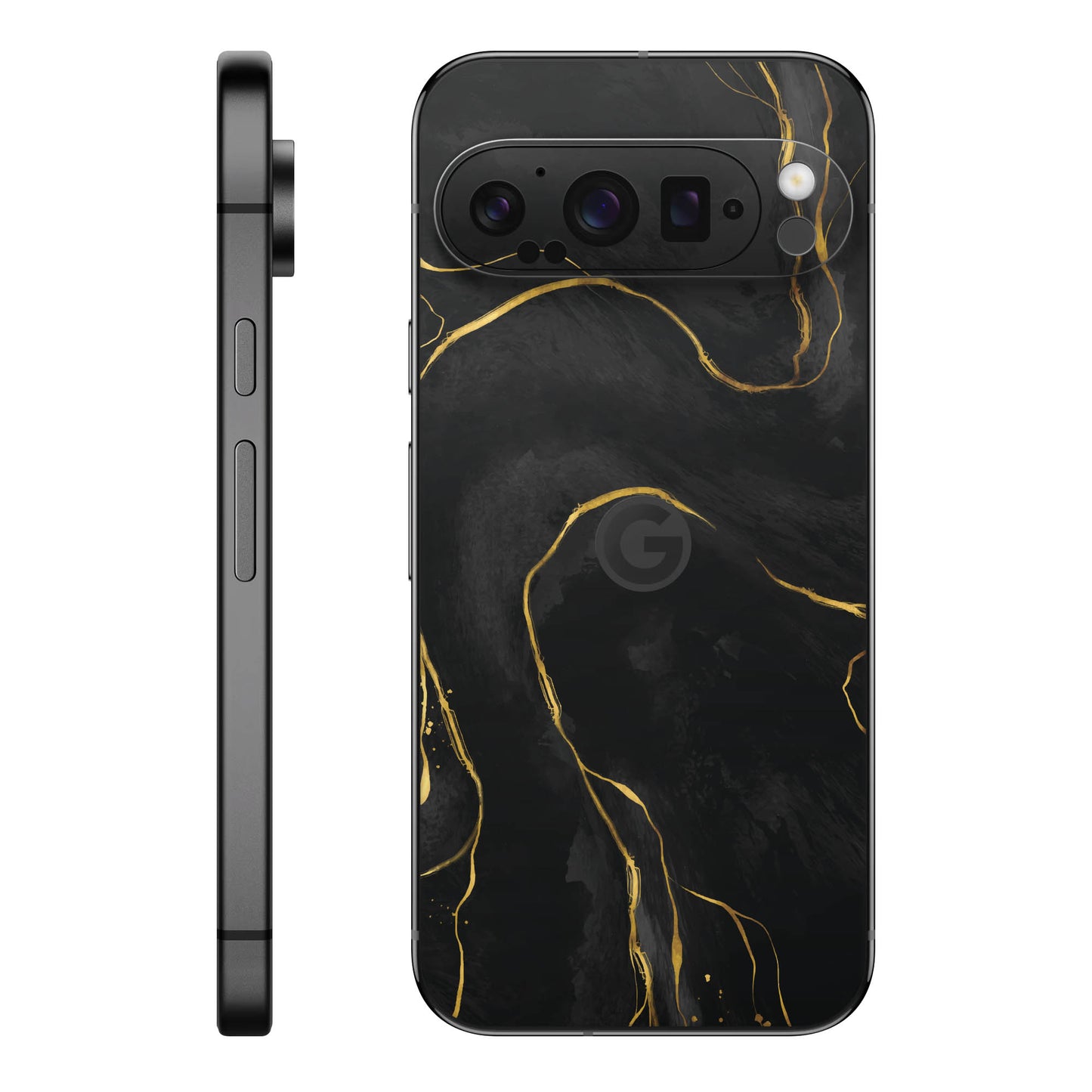 Folie de protectie Google Pixel 9 Pro XL, eSkins Signature, Skin Golden Onyx