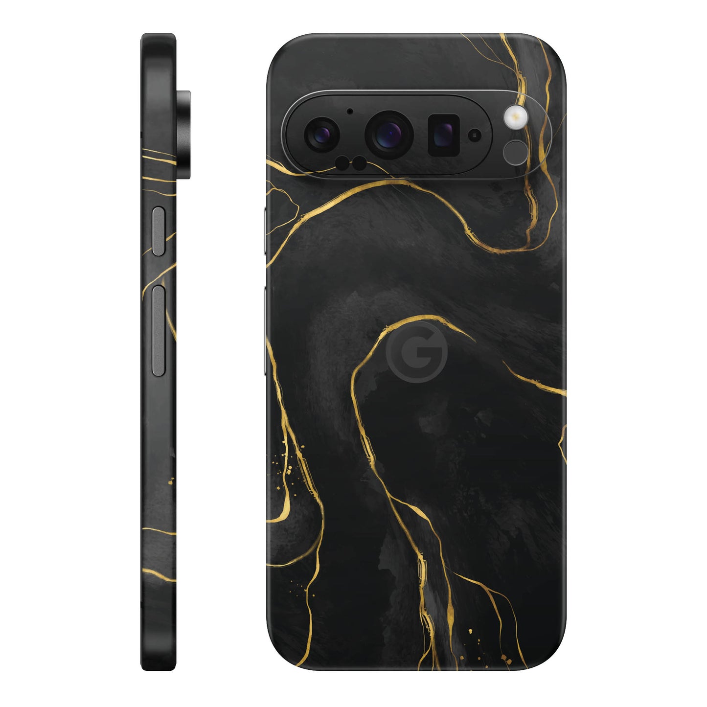 Folie de protectie Google Pixel 9 Pro XL, eSkins Signature, Skin Golden Onyx