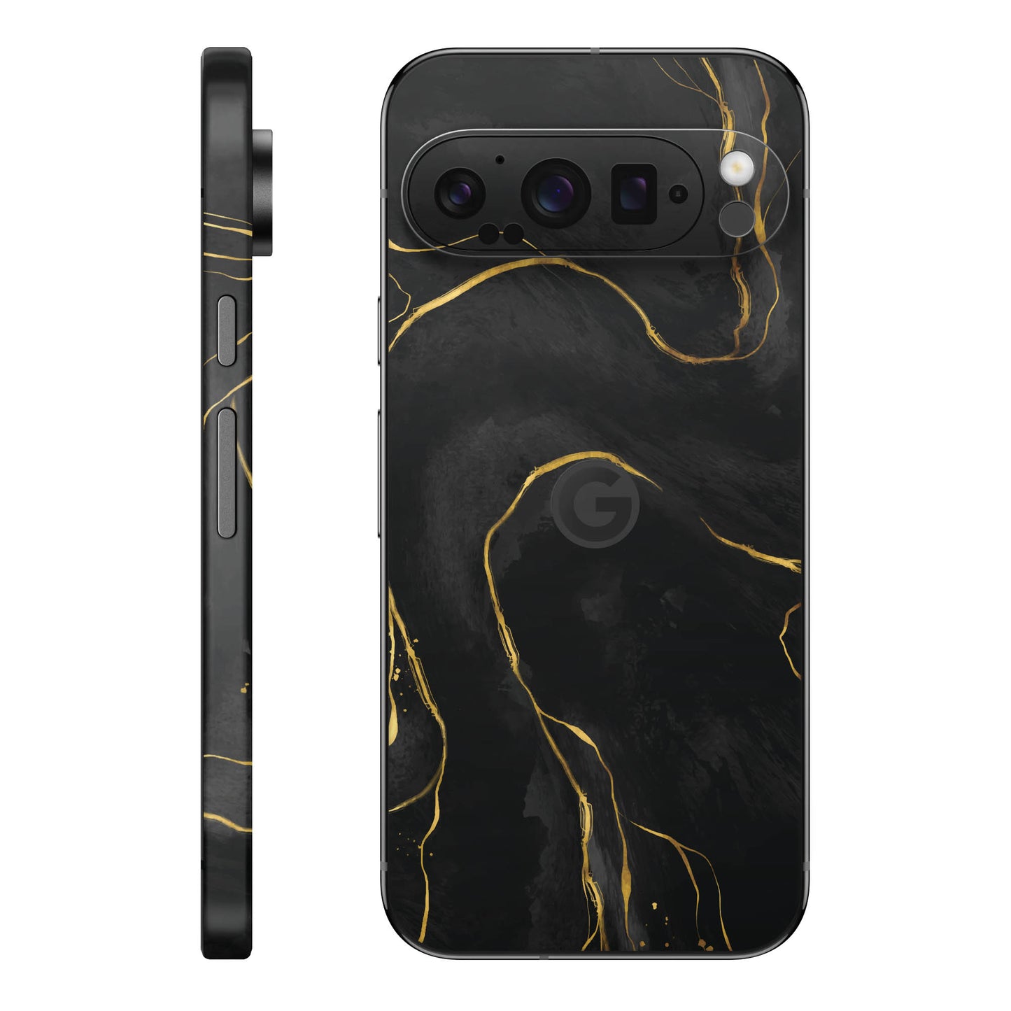 Folie de protectie Google Pixel 9 Pro XL, eSkins Signature, Skin Golden Onyx