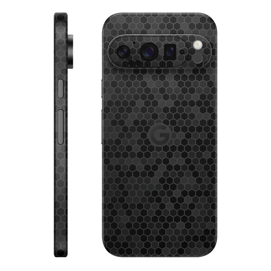 Folie de protectie Google Pixel 9 Pro XL, eSkins Elegans, Skin Honeycomb Negru