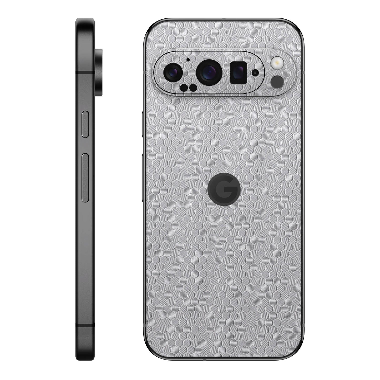 Folie de protectie Google Pixel 9 Pro XL, eSkins Elegans, Skin Honeycomb Gri