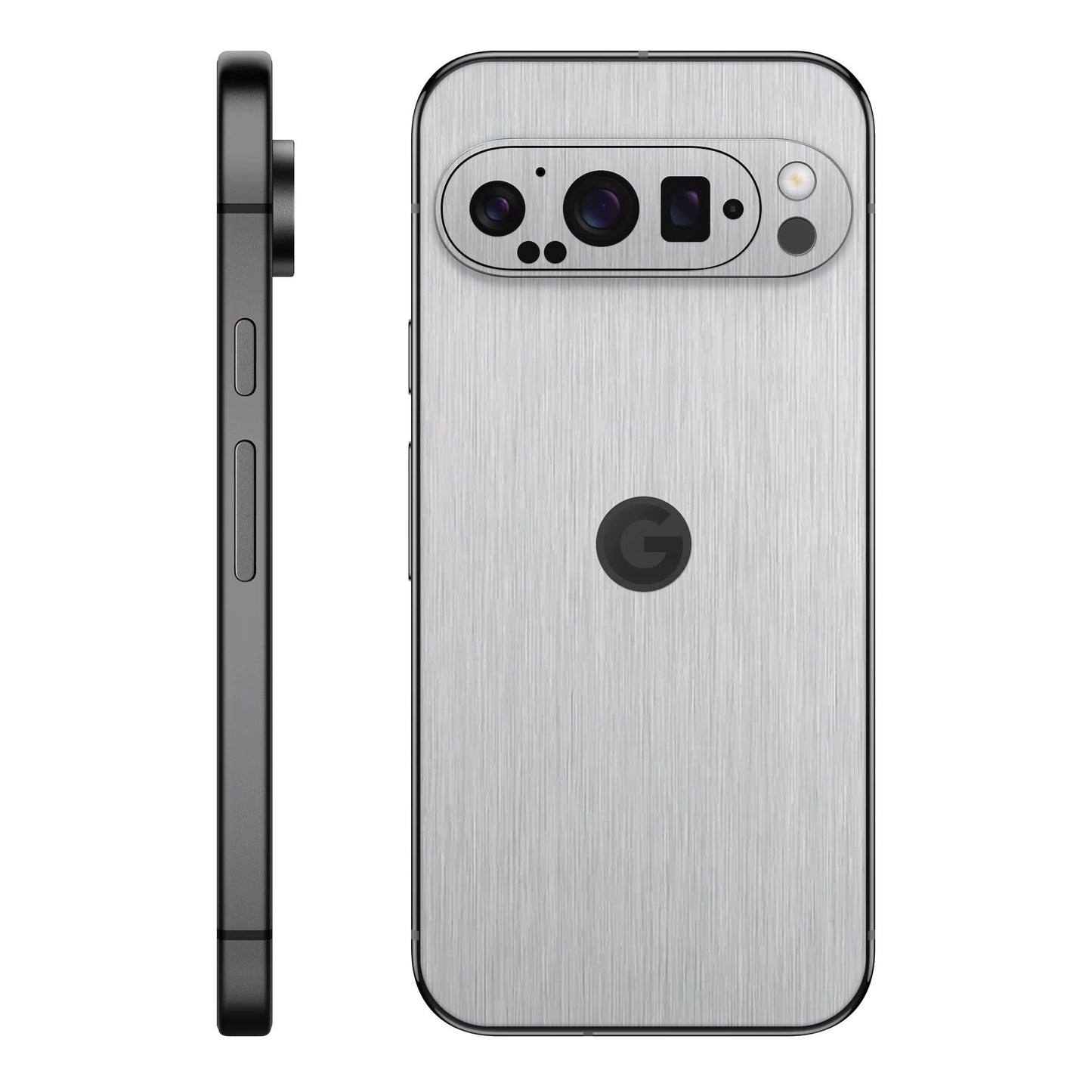 Folie de protectie Google Pixel 9 Pro XL, eSkins Elegans, Skin Metalic Gri