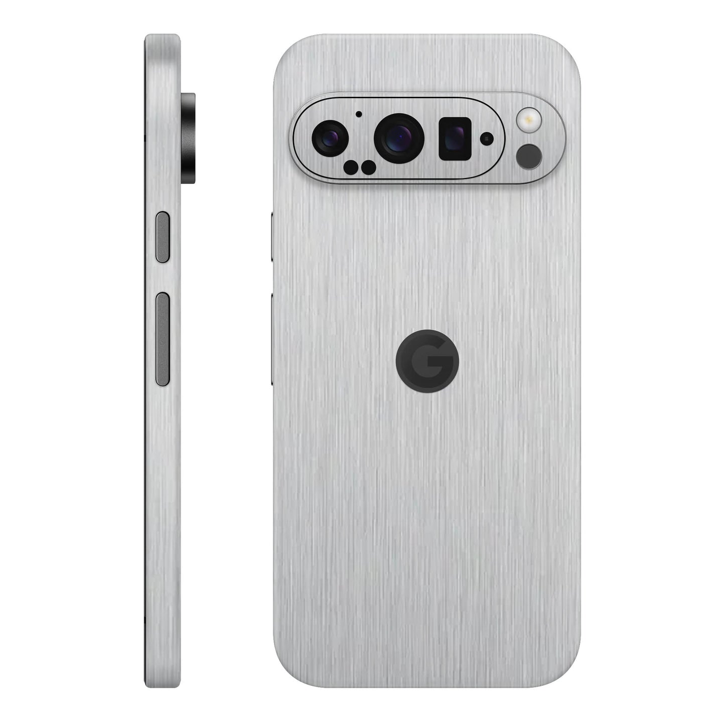 Folie de protectie Google Pixel 9 Pro XL, eSkins Elegans, Skin Metalic Gri