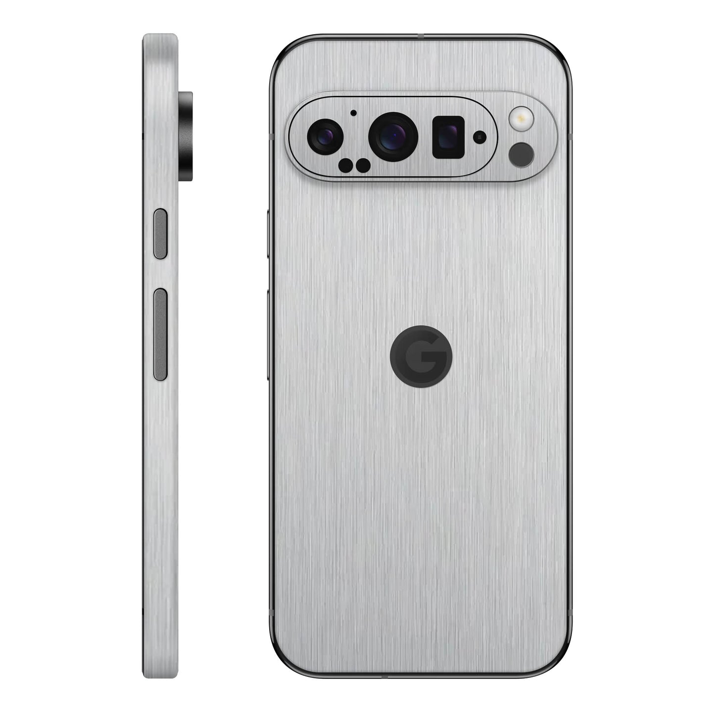 Folie de protectie Google Pixel 9 Pro XL, eSkins Elegans, Skin Metalic Gri