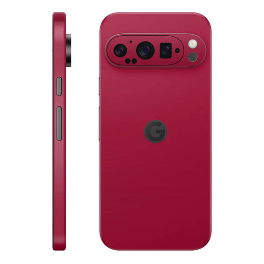Folie de protectie Google Pixel 9 Pro XL, eSkins Unique, Skin Mat Rosu