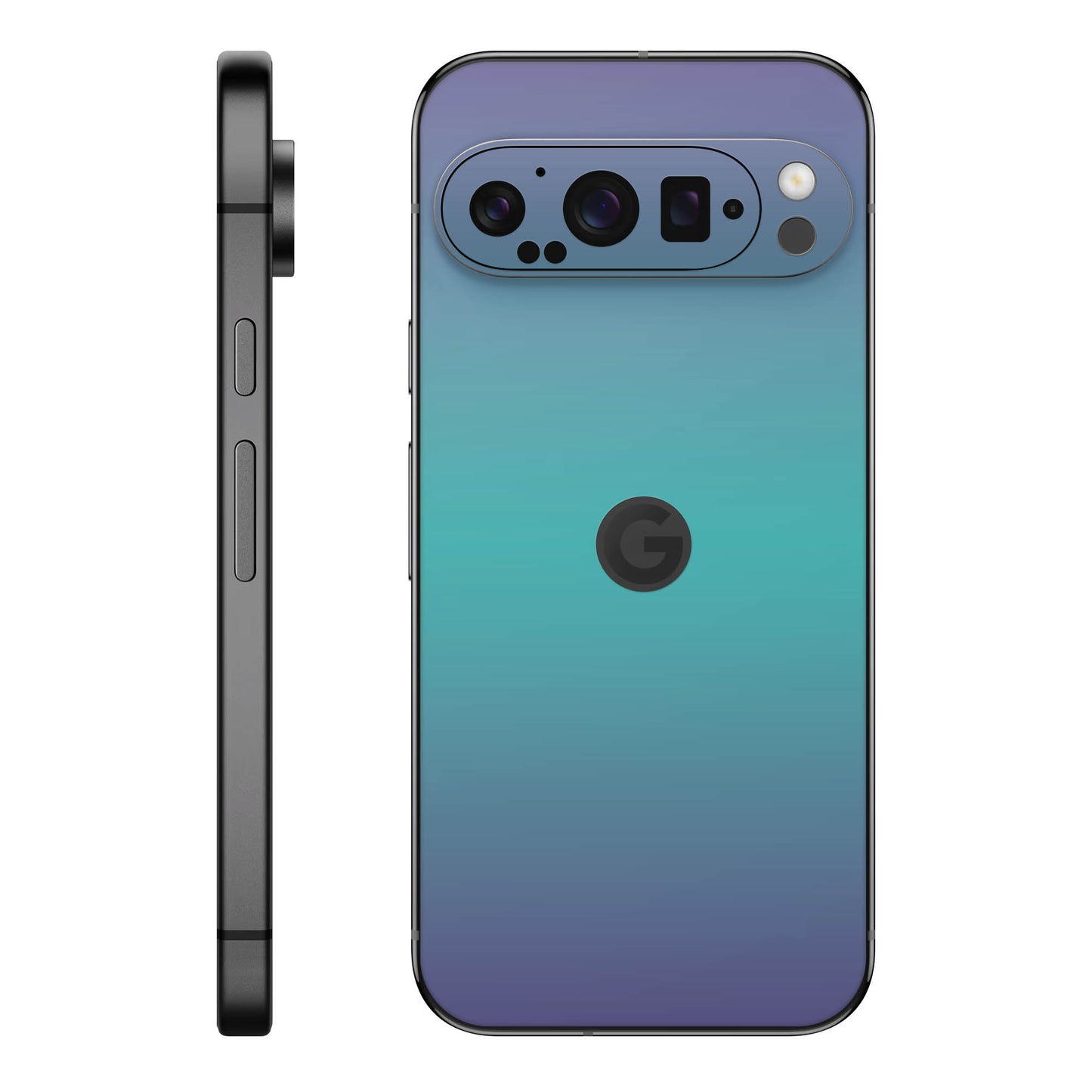 Folie de protectie Google Pixel 9 Pro XL, eSkins Unique, Skin Cameleon Turcoaz-Lavanda