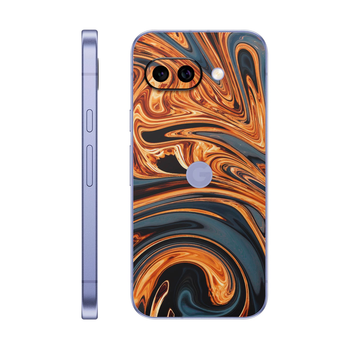 Folie de protectie Google Pixel 9a, eSkins Signature, Skin Amber Blaze