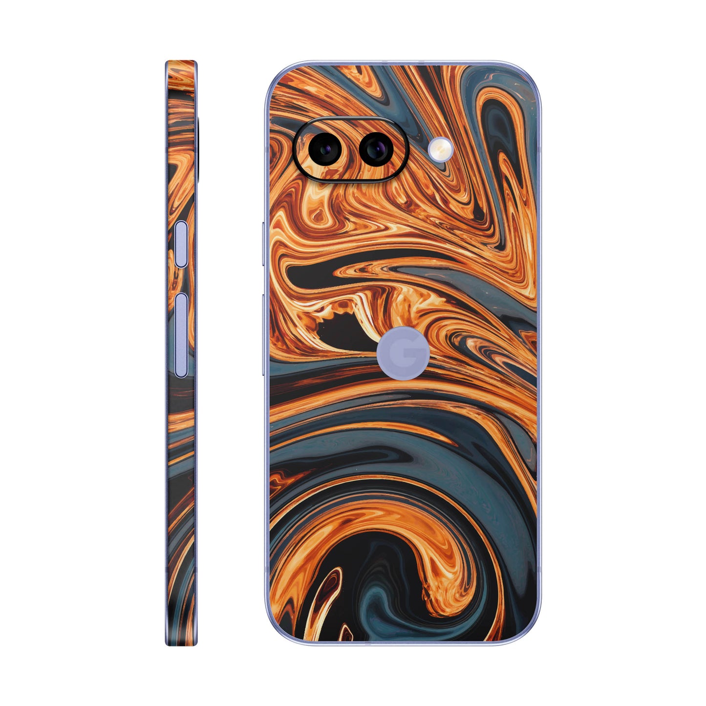 Folie de protectie Google Pixel 9a, eSkins Signature, Skin Amber Blaze
