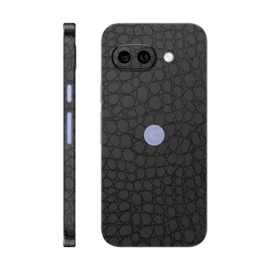 Folie de protectie Google Pixel 9a, eSkins Elegans, Skin Croco Negru