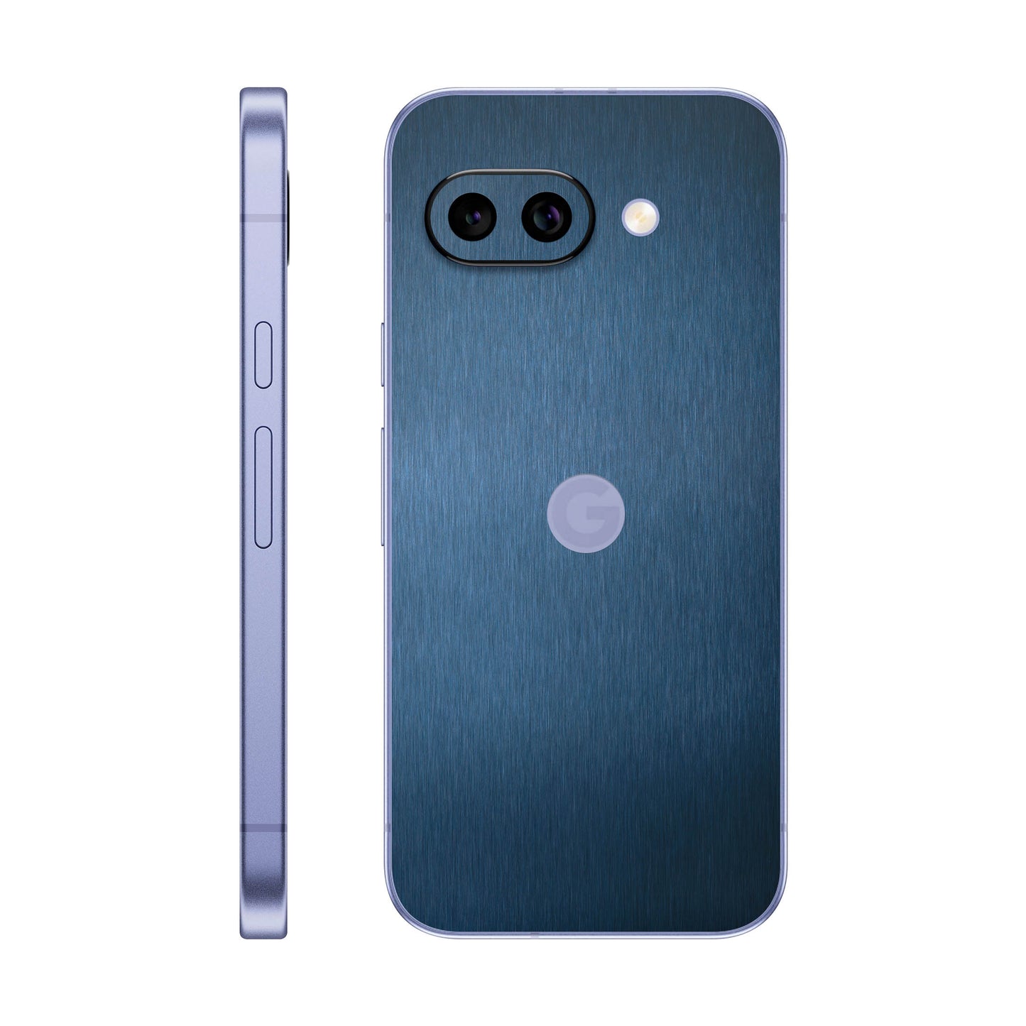 Folie de protectie Google Pixel 9a, eSkins Elegans, Skin Metalic Albastru