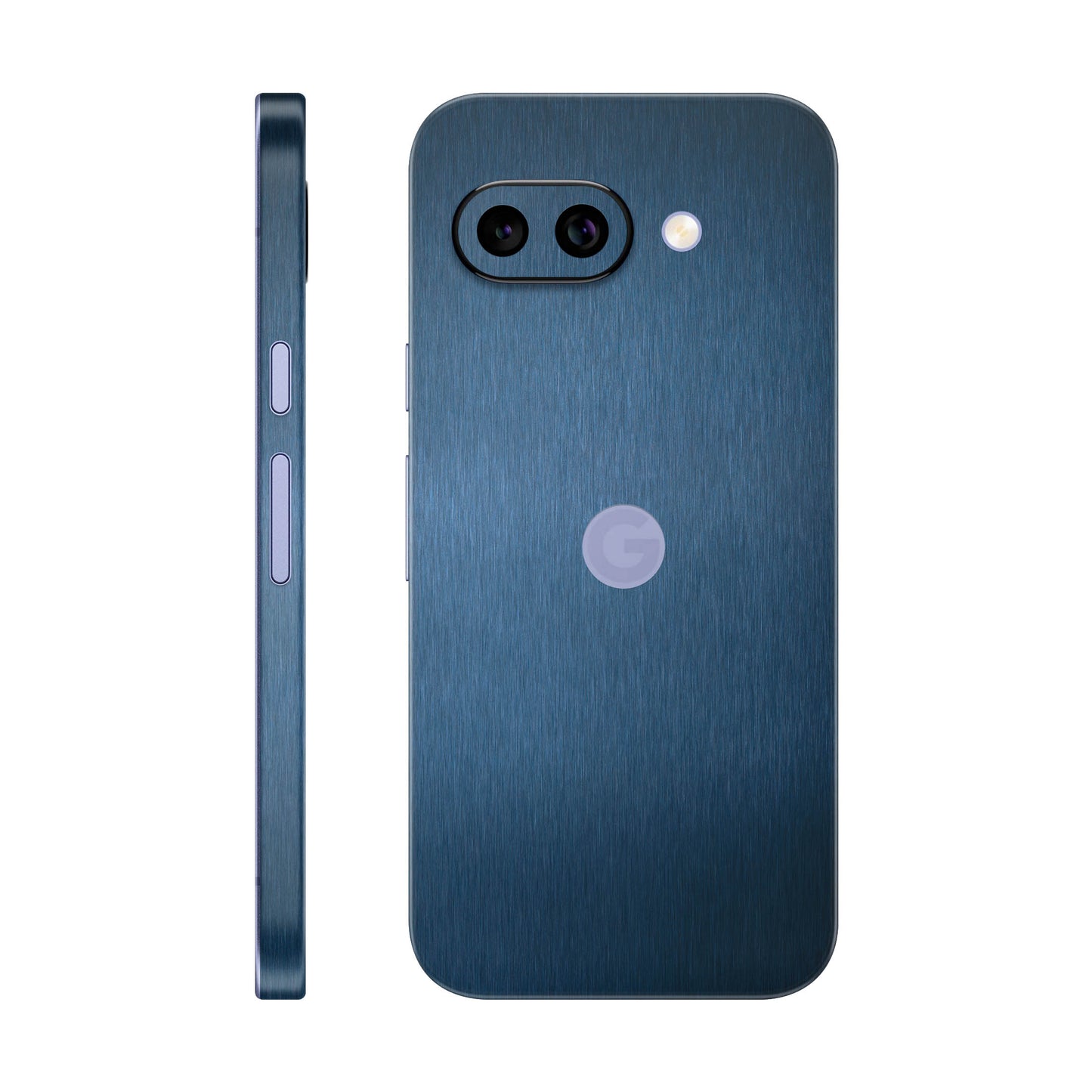 Folie de protectie Google Pixel 9a, eSkins Elegans, Skin Metalic Albastru