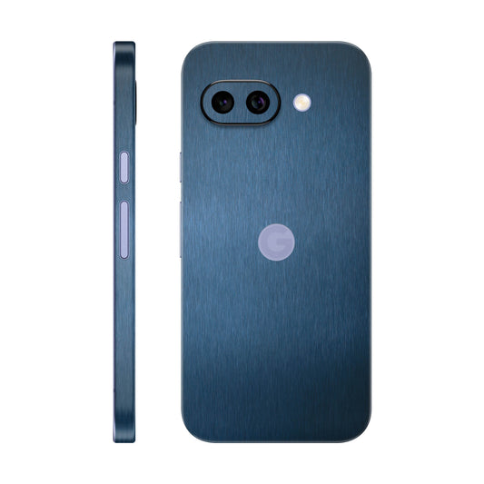 Folie de protectie Google Pixel 9a, eSkins Elegans, Skin Metalic Albastru