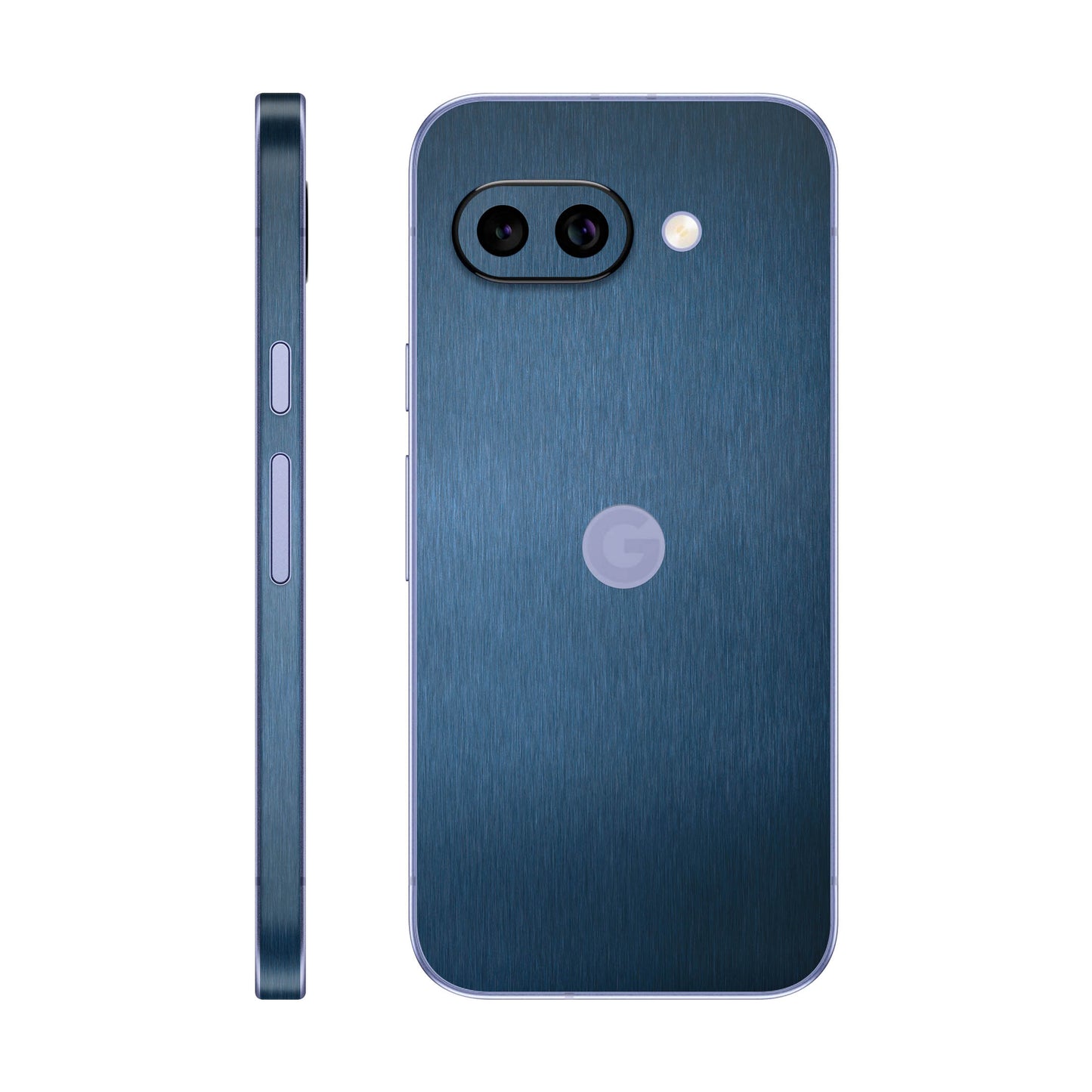 Folie de protectie Google Pixel 9a, eSkins Elegans, Skin Metalic Albastru