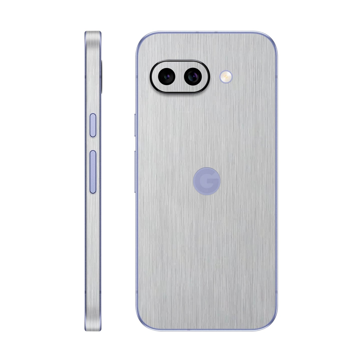 Folie de protectie Google Pixel 9a, eSkins Elegans, Skin Metalic Gri