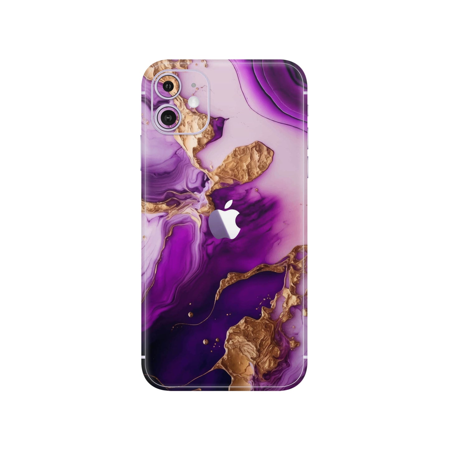 Folie de protectie iPhone 11, eSkins Signature, Skin Amethyst Dream