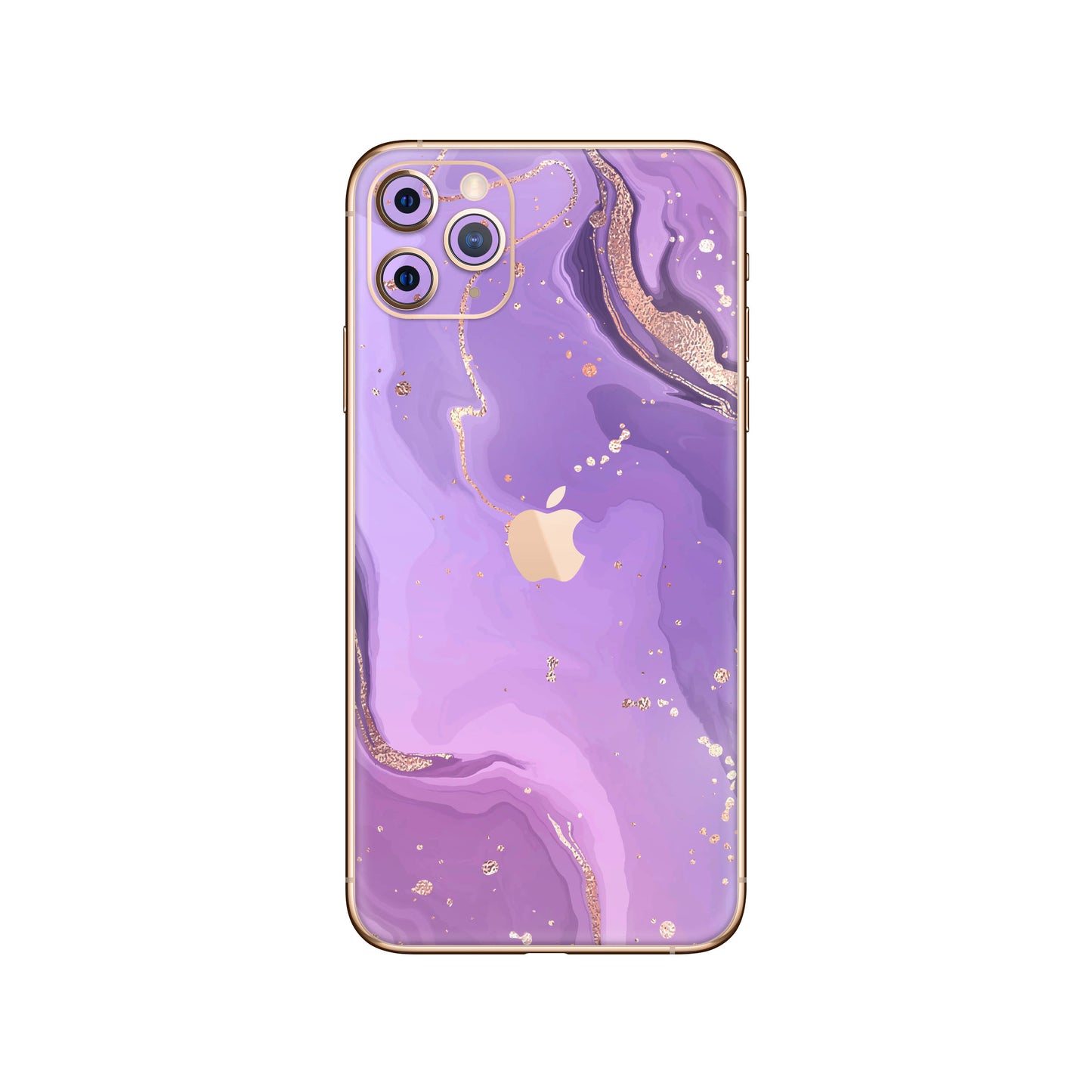 Folie de protectie iPhone 11 Pro, eSkins Signature, Skin Lavender Swirl