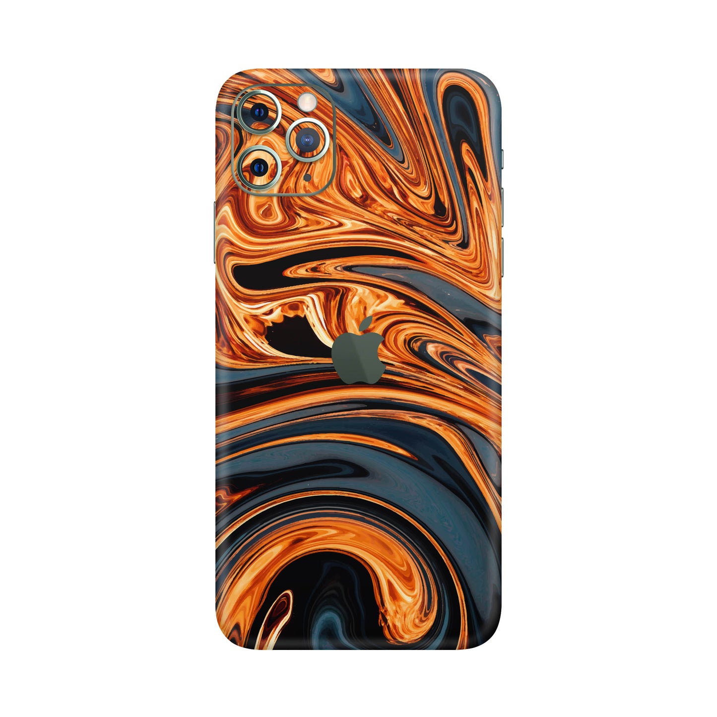 Folie de protectie iPhone 11 Pro Max, eSkins Signature, Skin Amber Blaze