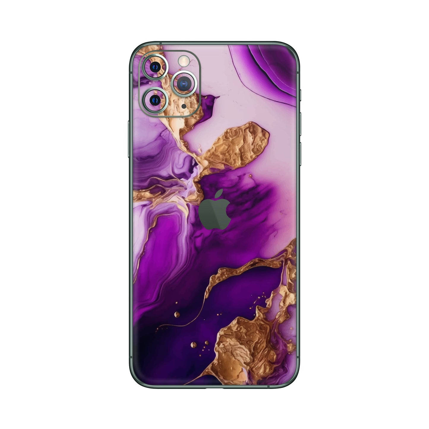 Folie de protectie iPhone 11 Pro Max, eSkins Signature, Skin Amethyst Dream