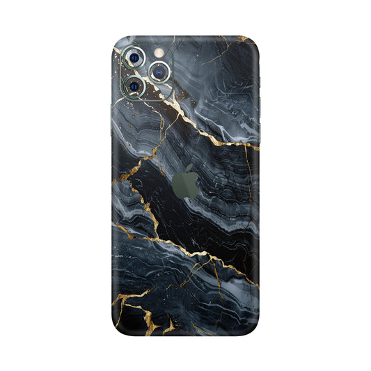 Folie de protectie iPhone 11 Pro Max, eSkins Signature, Skin Gilded Abyss