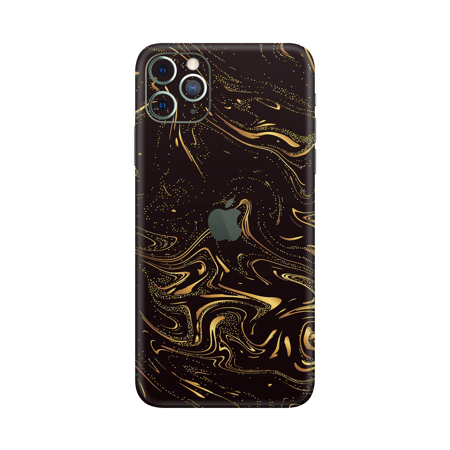 Folie de protectie iPhone 11 Pro Max, eSkins Signature, Golden Noir
