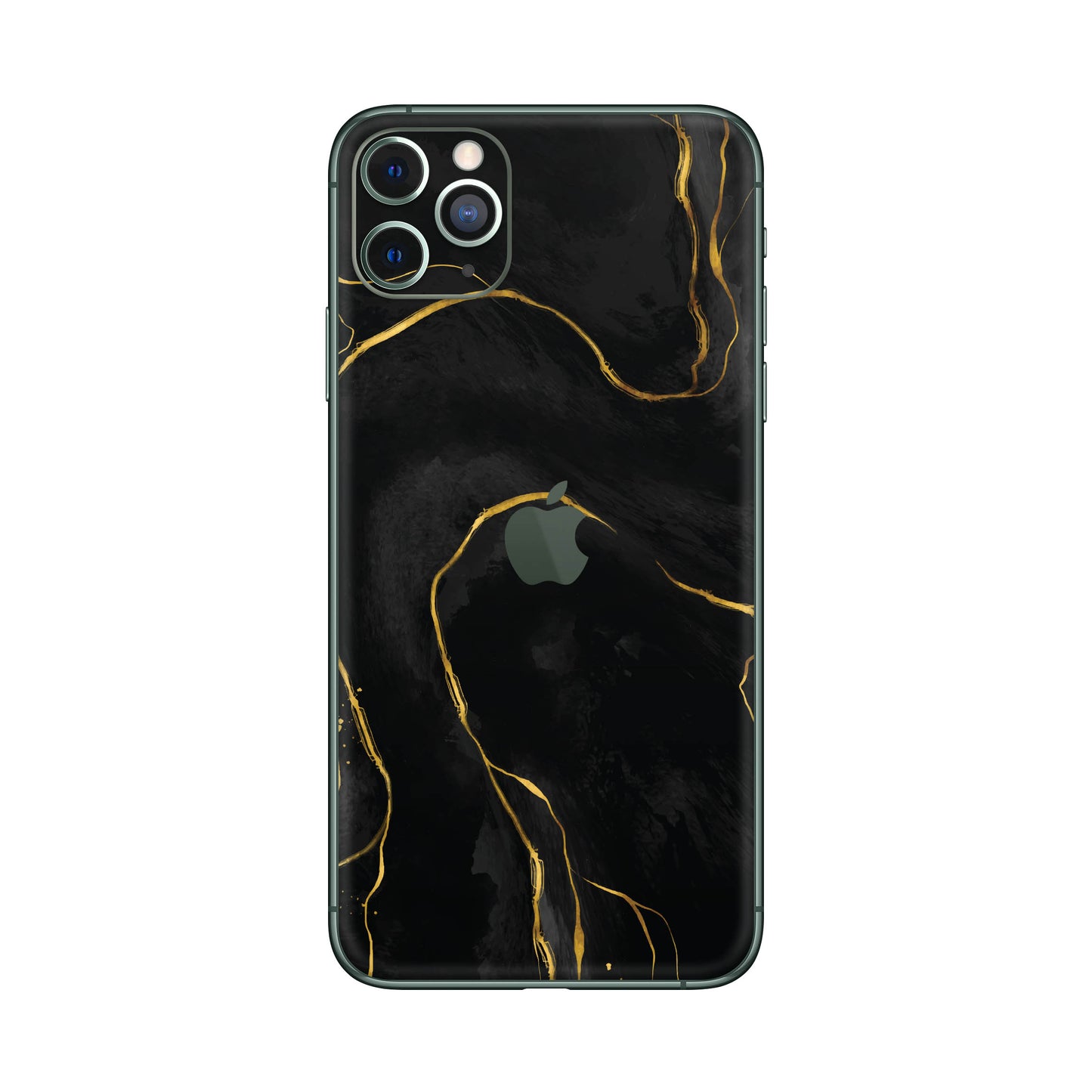Folie de protectie iPhone 11 Pro Max, eSkins Signature, Skin Golden Onyx