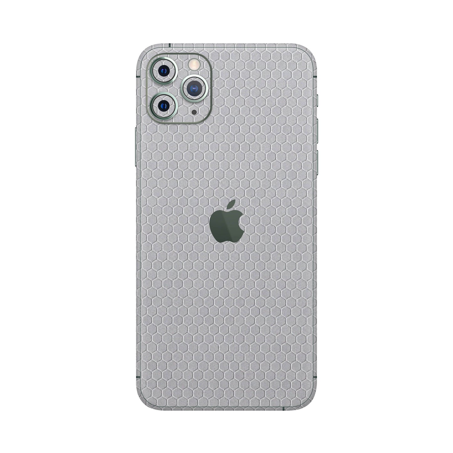 Folie de protectie iPhone 11 Pro Max, eSkins Elegans, Skin Honeycomb Gri