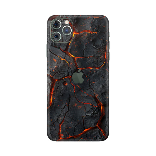 Folie de protectie iPhone 11 Pro Max, eSkins Signature, Skin Inferno Crust