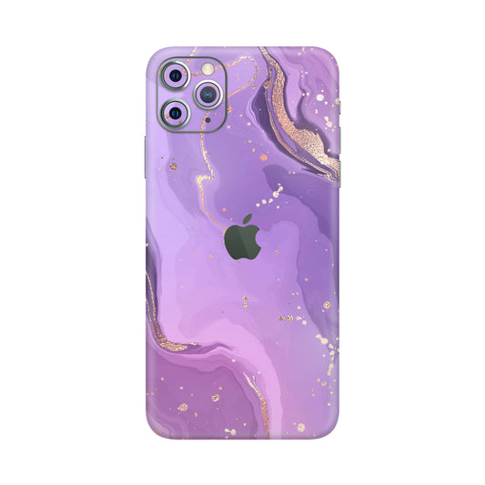 Folie de protectie iPhone 11 Pro Max, eSkins Signature, Skin Lavender Swirl