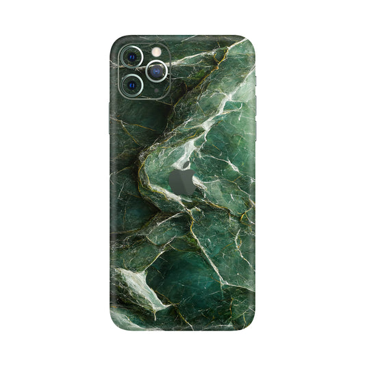 Folie de protectie iPhone 11 Pro Max, eSkins Signature, Mystic Emerald