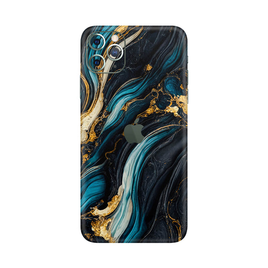 Folie de protectie iPhone 11 Pro Max, eSkins Signature, Mystic Ocean