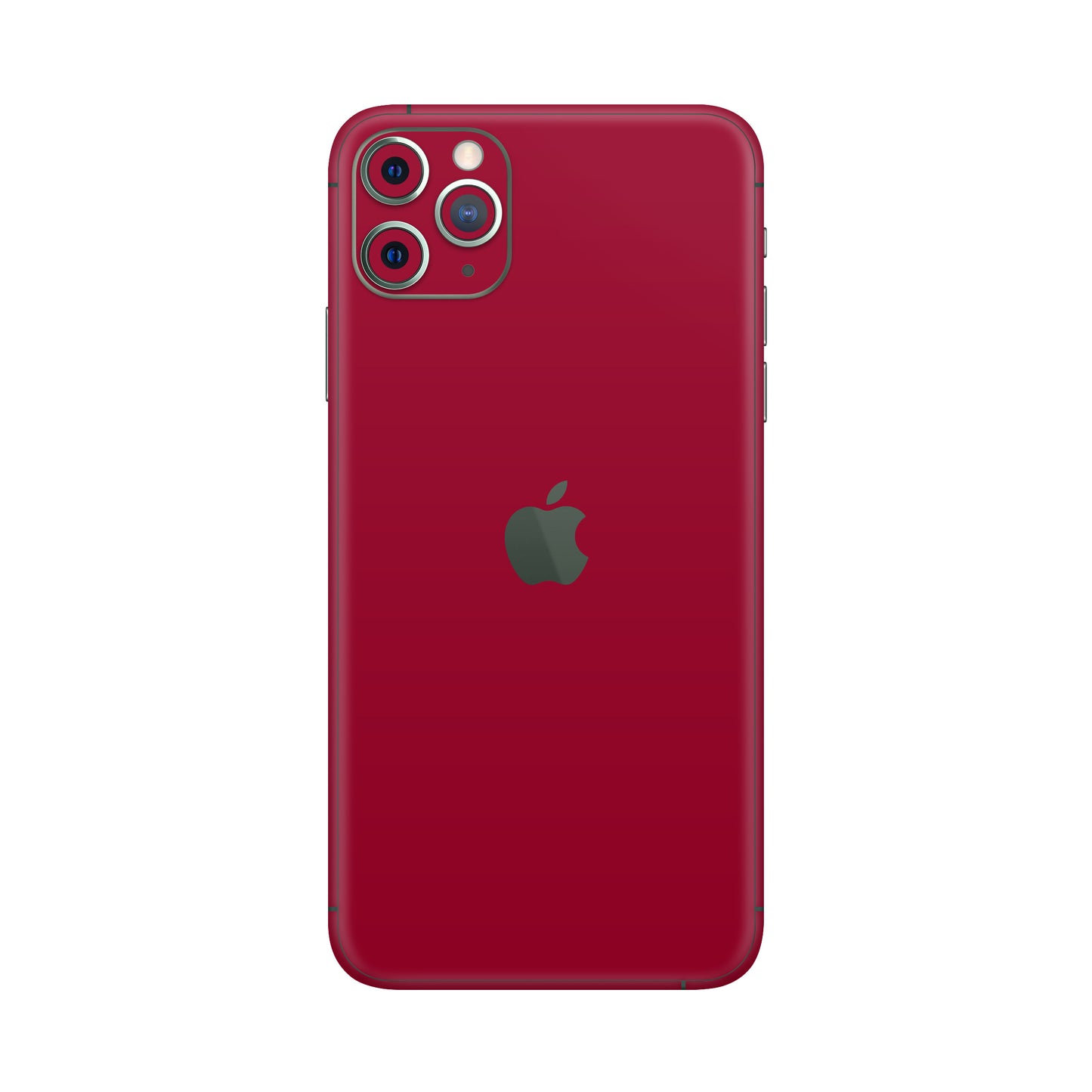 Folie de protectie iPhone 11 Pro Max, eSkins Unique, Skin Mat Rosu