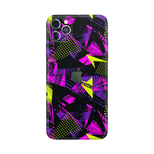 Folie de protectie iPhone 11 Pro Max, eSkins Signature, Skin Urban Graffiti