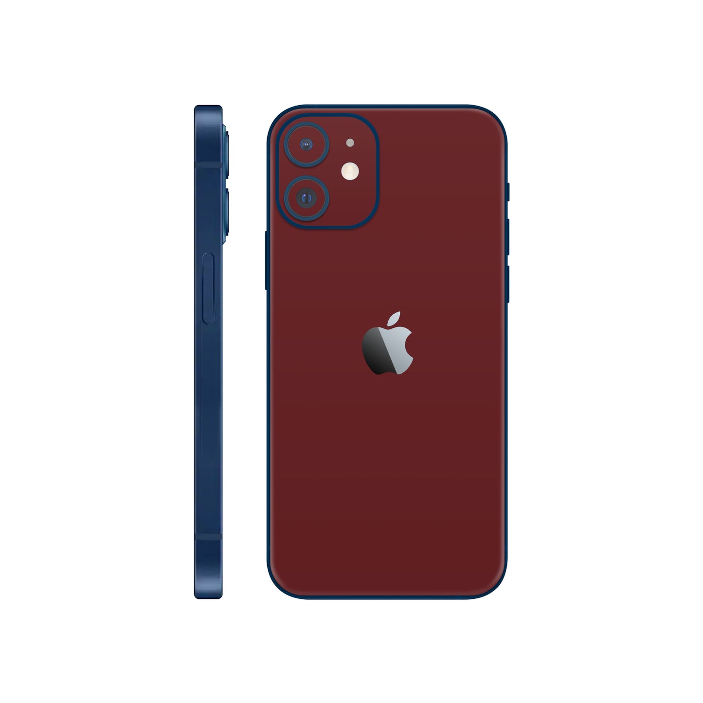 Folie de protectie iPhone 12 Mini, eSkins Unique, Skin Mat Cupru