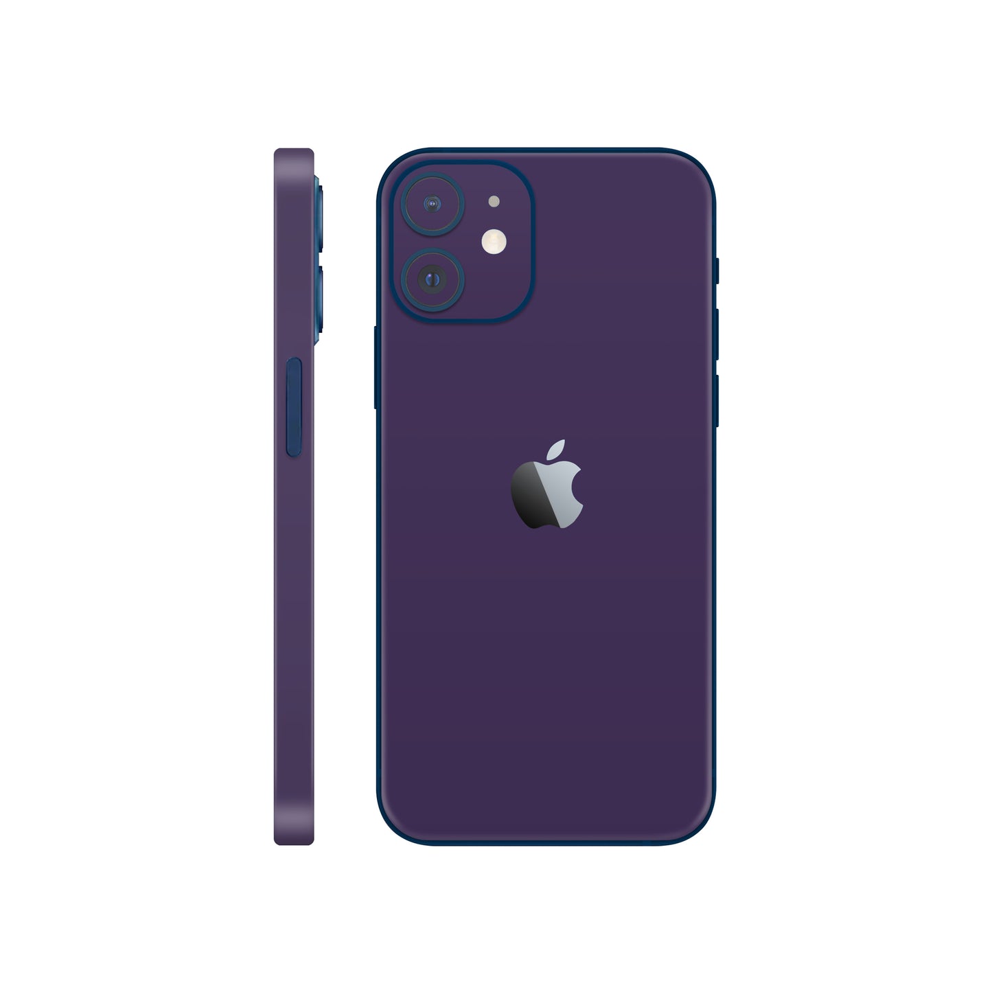 Folie de protectie iPhone 12 Mini, eSkins Unique, Skin Mat Mov